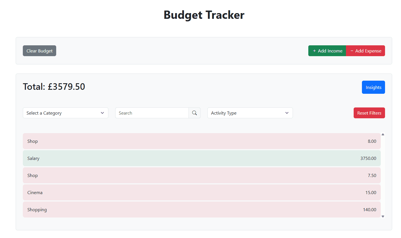Budget Tracker (Demo)thumbnail